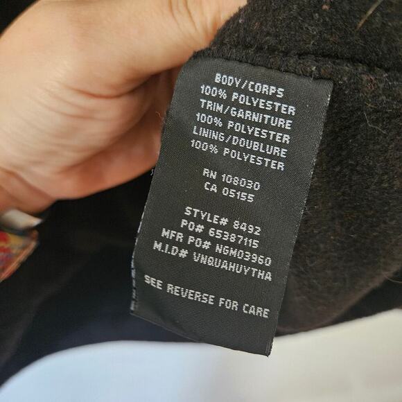 3 Sheeps Brewing Full Zip Fleece Jacket‎ Unisex S Black Embroidered Logo - Picture 5 of 6